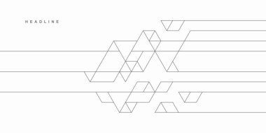 Soyut geometrik teknolojik arka plan. Vektör yaratıcı tasarımı.