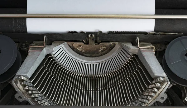 Старая Классическая Печатная Машинка Принято Текстовых Целей Фон — стоковое фото