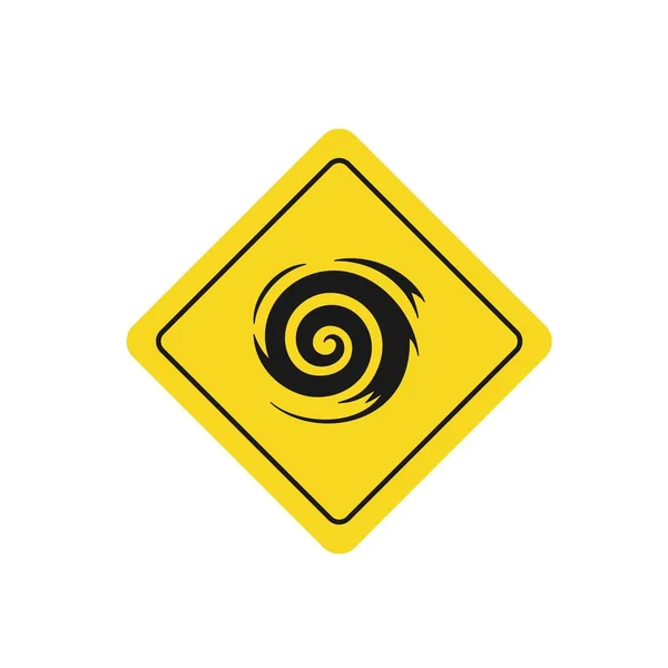 fırtına uyarı işareti, vektör çizim