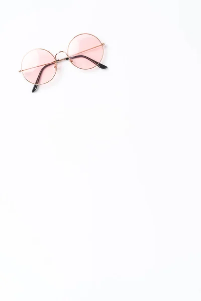 Nad Głową Zdjęcie Okularów Przeciwsłonecznych Kobiet — Zdjęcie stockowe