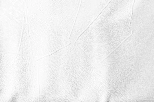 Witte Lederen Textuur Elegante Heldere Achtergrond — Stockfoto