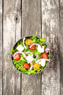 Sebzeli salata. Gıda arkaplanı