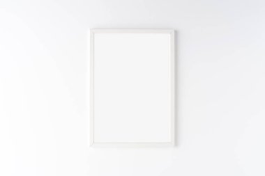 Telif alanı beyaz arkaplanda izole edilmiş fotoğraf çerçevesi