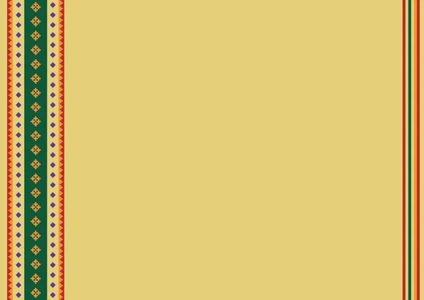 族裔部落模式背景 小册子 餐厅菜单 Cinco Mayo装饰 病媒无缝美洲本土模式 — 图库矢量图片