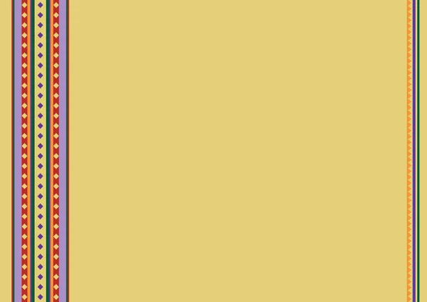 族群背景与文本复制空间 无缝线向量图案与土生土长的墨西哥 秘鲁装饰 餐厅菜单 网页背景 — 图库矢量图片