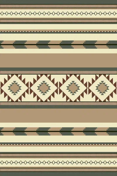 Ethnic Seamless Pattern Mexican Woven Rug Southwestern Design Background Cinco — Vector de stock