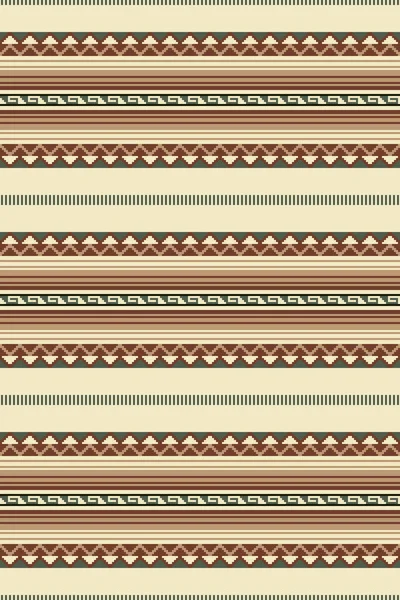 Serape Mexicain Motif Sans Couture Origine Ethnique Vectorielle Tapis Tissé — Image vectorielle