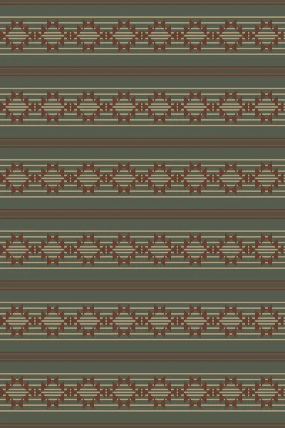 Этнический Бесшовный Узор Мексиканский Ковер Одеяло Serape Design Юго Западный — стоковый вектор