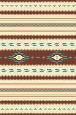 Güneybatı dizaynlı etniksiz bir model. Meksika halısı, battaniye. Serap tasarımı. Cinco de Mayo parti dekoru için arkaplan.