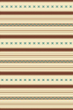 Native American seamless pattern. Ethnic vector illustration. Southwest design.