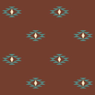 Ethnic geometric pattern. Seamless vector illustration. Folk motif.