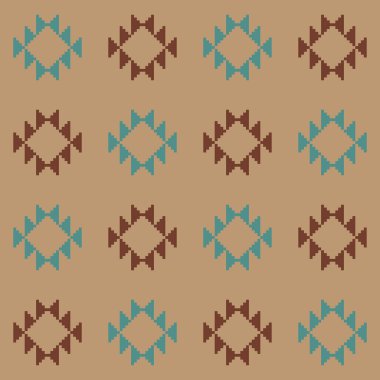 Ethnic geometric pattern. Seamless vector illustration. Folk motif.