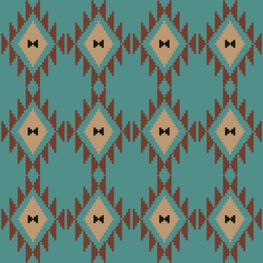 Ethnic geometric pattern. Seamless vector illustration. Folk motif.