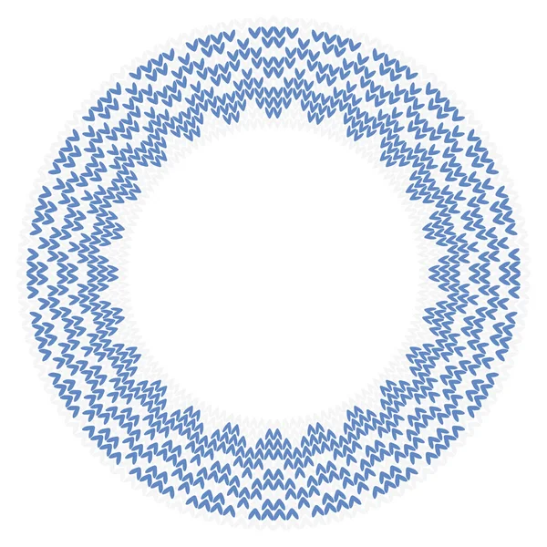 Christmas Frame Border Knitting Texture Design Element — Stock Vector