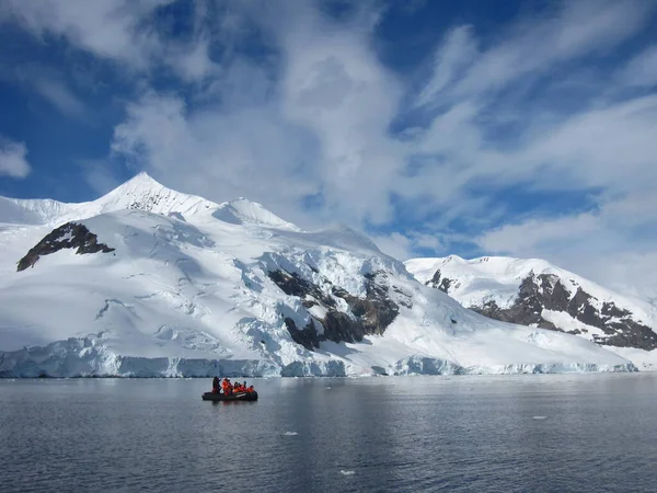 Peisaj Frumos Zăpadă Antarctica — Fotografie, imagine de stoc