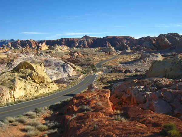 Farbenfrohe Landschaft Valley Fire State Park Nevada Usa — Stockfoto