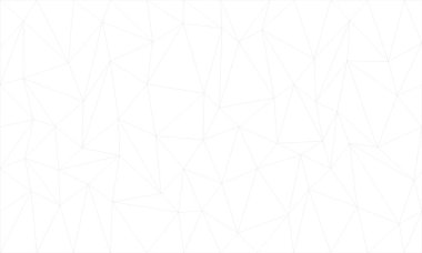 Beyaz vektör arkaplanı üzerinde soyut siyah çizgi çokgen geometrik üçgeni
