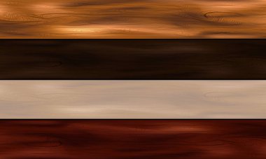 Gerçekçi tahta koleksiyonu vektör arkaplanı