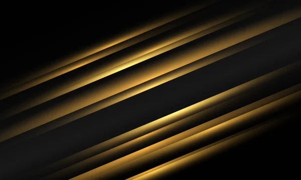 Luz Velocidad Amarilla Abstracta Dinámica Diseño Negro Moderno Vector Fondo — Archivo Imágenes Vectoriales