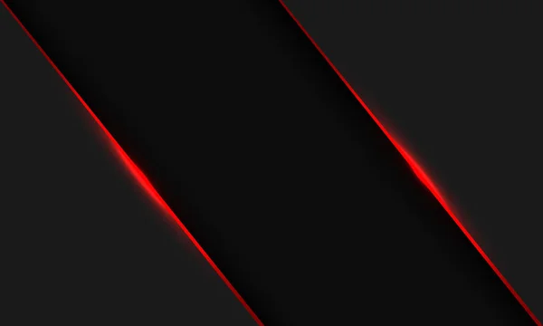 Abstract Black Red Line Light Banner Slash Grey Design Modern — Stock Vector