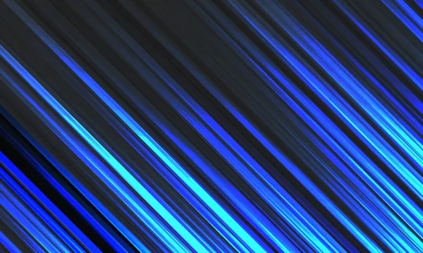 Astratto Blu Velocità Della Luce Dinamica Tecnologia Nera Futuristico Vettore — Vettoriale Stock