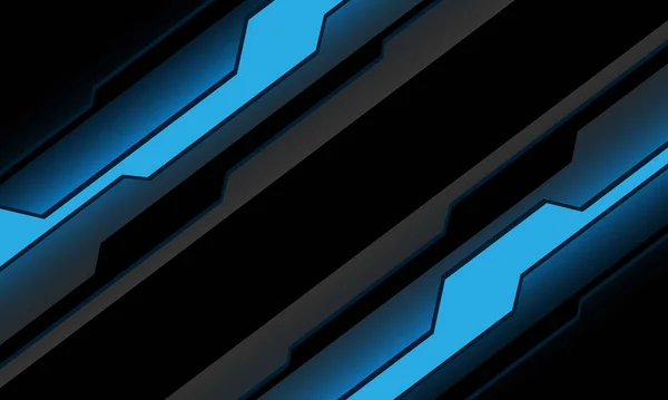 Tecnología Luz Circuito Azul Abstracto Gris Negro Diseño Moderno Futurista — Vector de stock