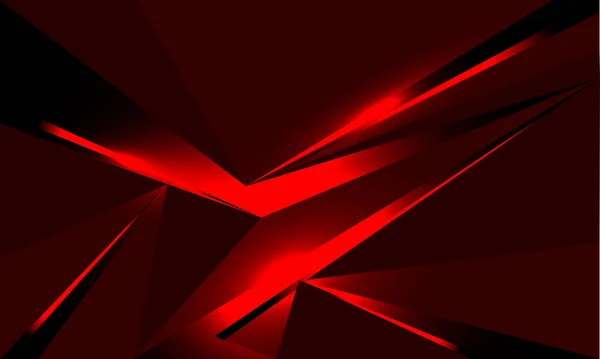 Abstrakcyjny Czerwony Geometryczny Pokrywają Się Projekt Nowoczesny Futurystyczny Technologia Tło — Wektor stockowy