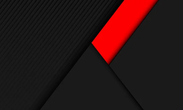 Abstract Red Banner Line Shadow Grey Geometric Design Modern Futuristic — стоковый вектор