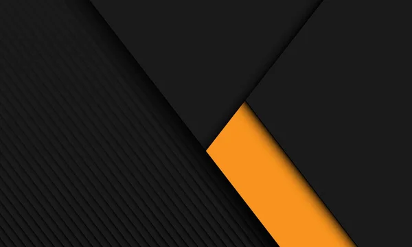 Abstract Yellow Banner Line Shadow Grey Geometric Design Modern Futuristic — Image vectorielle