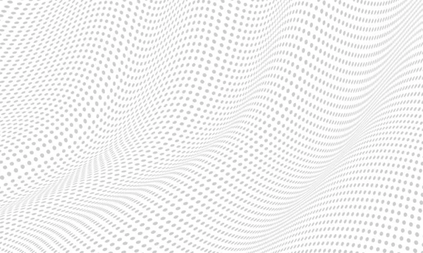 灰圆点波型在现代工艺中的应用 — 图库矢量图片
