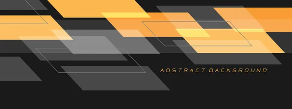 Abstract Yellow Grey Geometric Futuristic Technology Geometric Design Modern Background — Stock Vector
