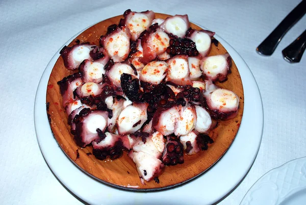 Original Galician Style Octopus Dish — Stock Photo, Image