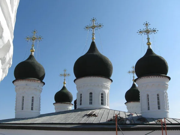 Astrakhan Kremlin Katedrála Trojice Architektura Století Rok 2008 Foto — Stock fotografie