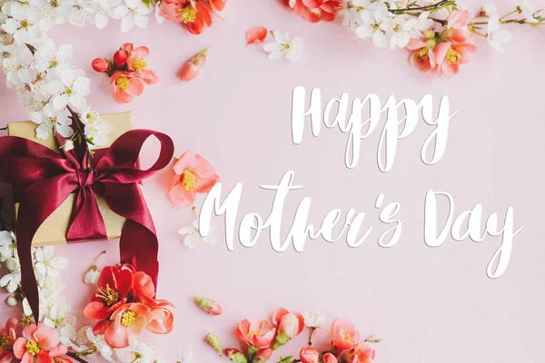 Feliz Tarjeta Felicitación Del Día Madre Feliz Día Las Madres —  Fotos de Stock