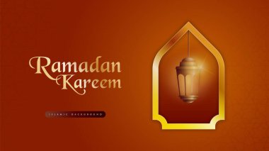 ramadan kareem arkaplan tasarım vektörü