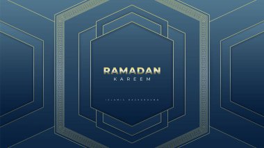 Hediye kartı, pankart, kartpostal ve broşür için uygun modern İslami arkaplan tasarımı