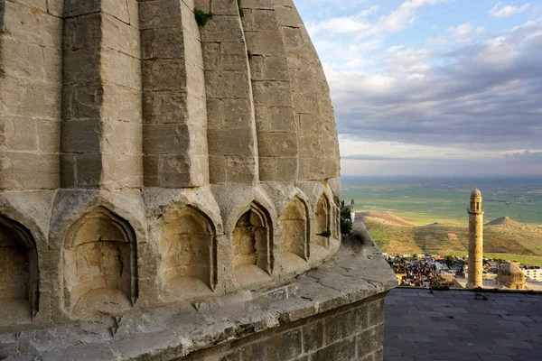 Artuklu Mardin Turchia Maggio 2022 Paesaggio Mardin Tramonto Con Minareto — Foto Stock