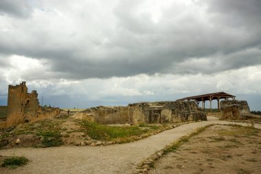 8 Mayıs 2022 Diyarbakır Türkiye. Roma İmparatorluğu 'nun Zerzevan şatosu sınır merkezi