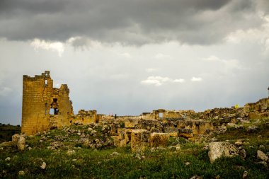 8 Mayıs 2022 Diyarbakır Türkiye. Roma İmparatorluğu 'nun Zerzevan şatosu sınır merkezi