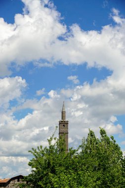 8 Mayıs 2022 Diyarbakır Türkiye. Diyarbakır 'daki Şeyh Matar Dört Ayaklı Minare Camii