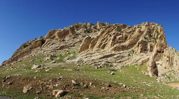 Cudi Gabar Bergen Kasrik Pass Och Botan Floden Mellan Cizre — Stockfoto