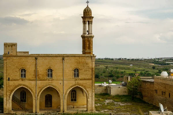 Maio 2022 Midyat Mardin Turkey Cityscape Igrejas Midyat Turquia — Fotografia de Stock