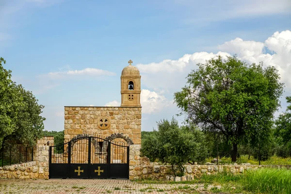 Mayo 2022 Elbegendi Pueblo Midyat Mardin Turquía Iglesia Paisaje Urbano — Foto de Stock