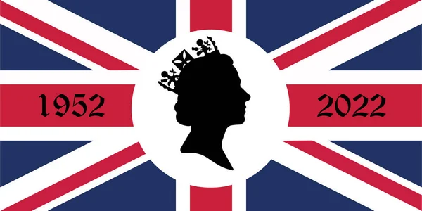 London London England 2022 Death Queen Elizabeth Side Profile Young — стоковое фото