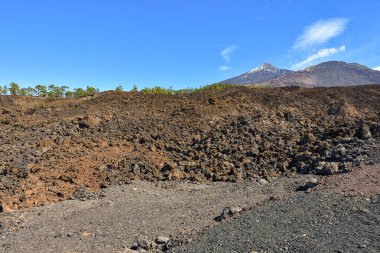 A beautiful landscape view of Sun Setting on the Atlantic Ocean in Tenerife Canary Island Spain