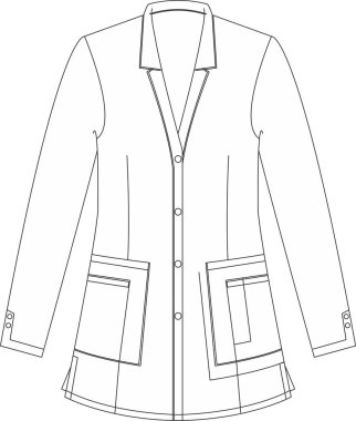 Kadınlar Medya Laboratuvarı Önlük Vektörlerini Tarz Ediyor 