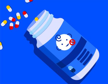 Medication used for abortion, illustration about abortion, abortion rights and fertility
