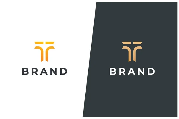 Koncepcja Logo Vector Design Znak Towarowy Ikony Monogramu Kreatywny Minimalny — Wektor stockowy