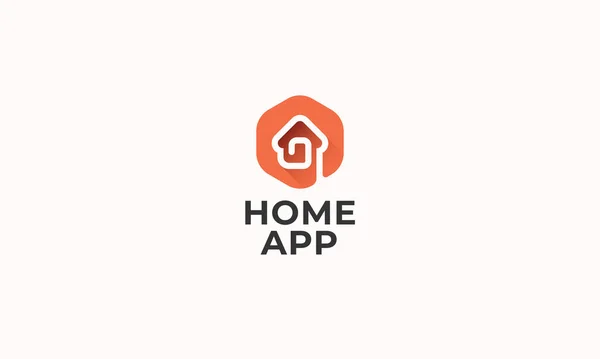 House Home Building Logo Real Estate Concept Design — Stock Vector