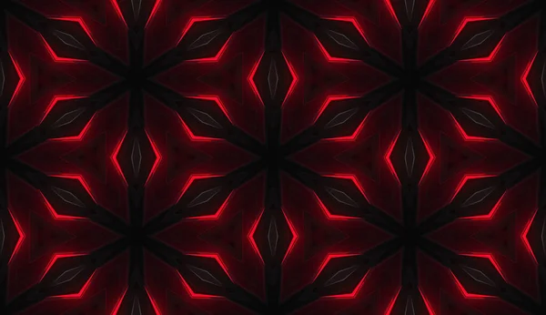 Piros Fekete Geometriai Mozgás Zökkenőmentes Háttér Minta — Stock Fotó